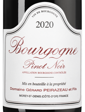 Вино Bourgogne Pinot Noir, (138851), красное сухое, 2020, 0.75 л, Бургонь Пино Нуар цена 6690 рублей