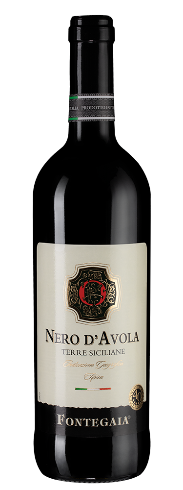 Вино Fontegaia Nero D'Avola, San Marco, 2023, (151584), Италия, Сицилия, красное, сухое, 0.75 л, Фонтегайа Неро Д'Авола, цена 1990 рублей