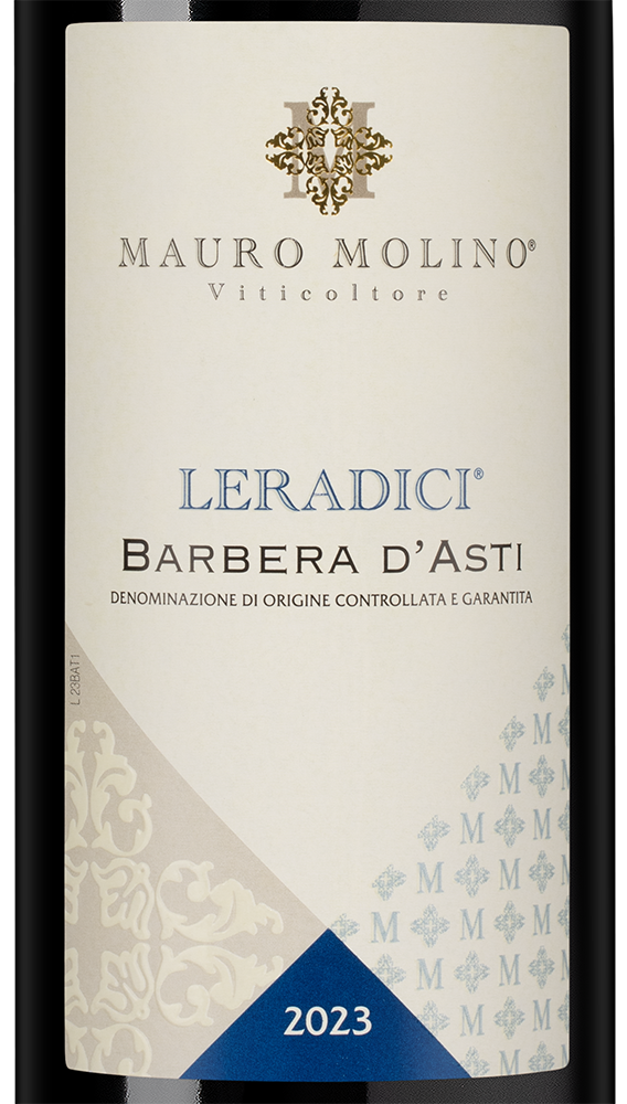 Вино Barbera d’Asti Leradici, Mauro Molino, 2023, (157835), Италия, Пьемонт, красное, сухое, 0.75 л, Барбера д'Асти Лерадичи, цена 4490 рублей