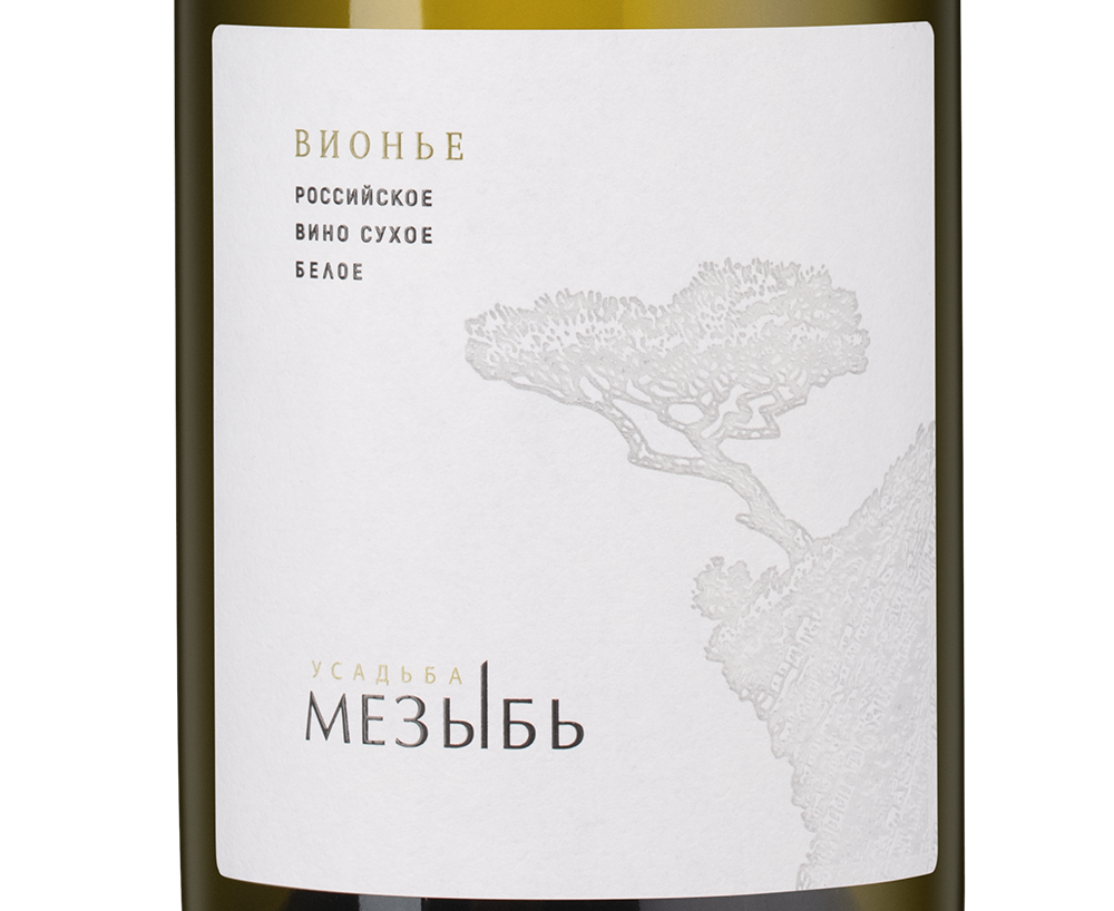 Вино Усадьба Мезыбь. Вионье, 2023, (153675), Россия, Кубань, белое, сухое, 0.75 л, Усадьба Мезыбь. Вионье, цена 2390 рублей