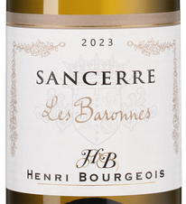 Вино Sancerre Blanc Les Baronnes, (148715), белое сухое, 2023, 0.375 л, Сансер Блан Ле Барон цена 4290 рублей