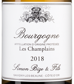 Вино шардоне из Бургундии Bourgogne les Champlains
