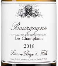 Вино Bourgogne les Champlains, (124826), белое сухое, 2018 г., 0.75 л, Бургонь ле Шамплэн цена 6690 рублей