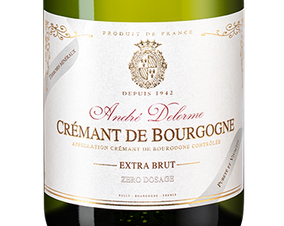 Игристое вино Cremant de Bourgogne Extra Brut, (146745), белое экстра брют, 0.75 л, Креман де Бургонь Экстра Брют цена 3640 рублей