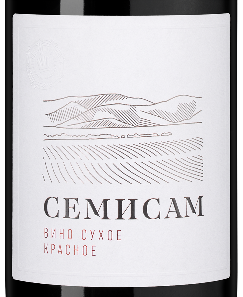 Вино Семисам Красное, Шумринка, 2022, (153662), Россия, Кубань, красное, сухое, 0.75 л, Семисам Красное, цена 1090 рублей