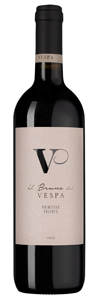 Вино Il Bruno dei Vespa, 2022, (144390), Италия, Апулия, красное, полусухое, 0.75 л, Иль Бруно дей Веспа, цена 3490 рублей