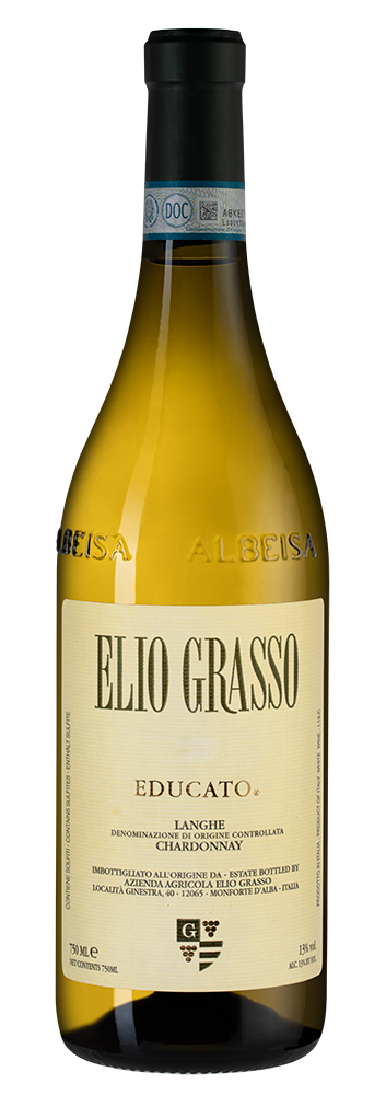 Вино Educato Chardonnay, Elio Grasso, 2020, (132002), Италия, Пьемонт, белое, сухое, 0.75 л, Эдукато Шардоне, цена 8790 рублей