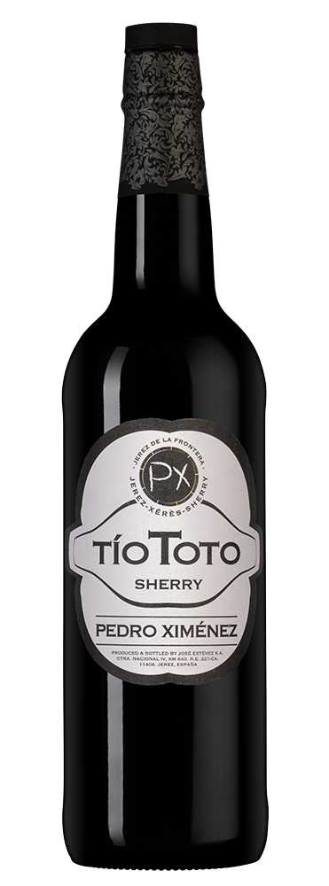 Херес Tio Toto Pedro Ximenez, Jose Estevez, (139743), Испания, Андалусия, 0.75 л, Тио Тото  Педро Хименес, цена 4490 рублей
