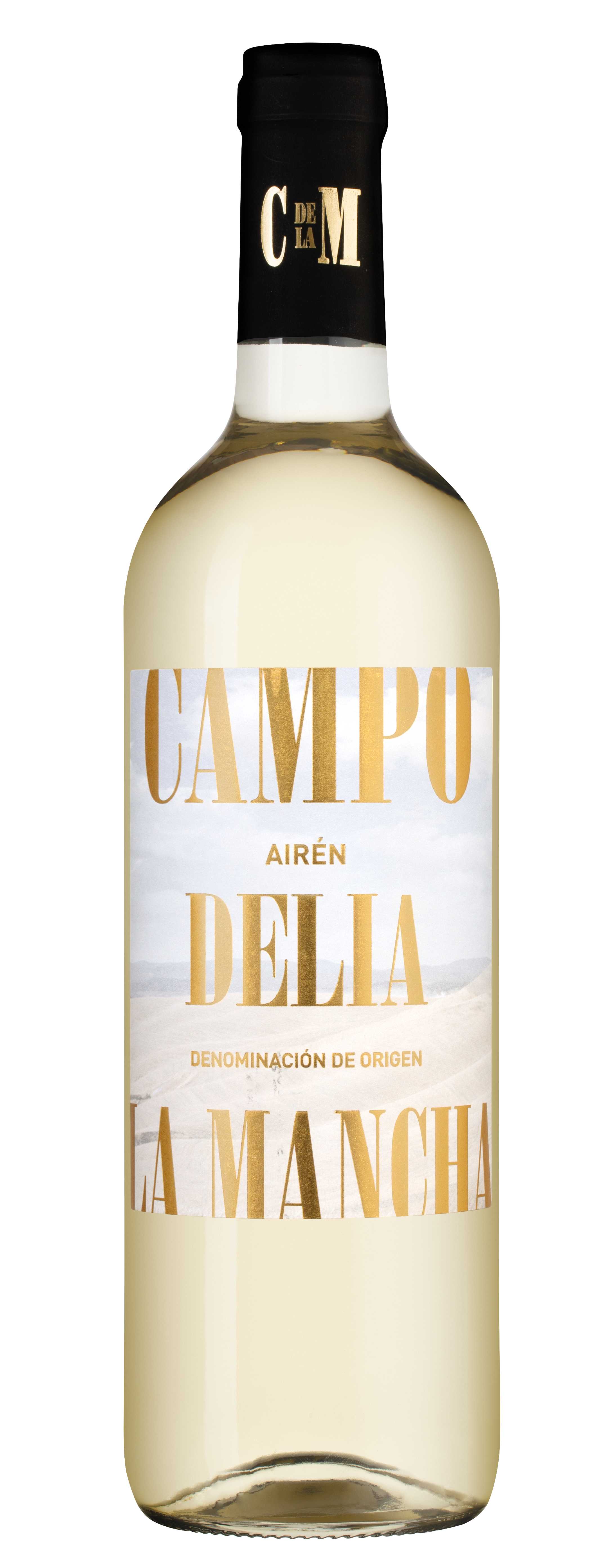 Вино Campo de la Mancha Airen, Campo Delia, (137288), Испания, Кастилия Ла Манча, белое, сухое, 0.75 л, Кампо де ла Манча Айрен, цена 1490 рублей