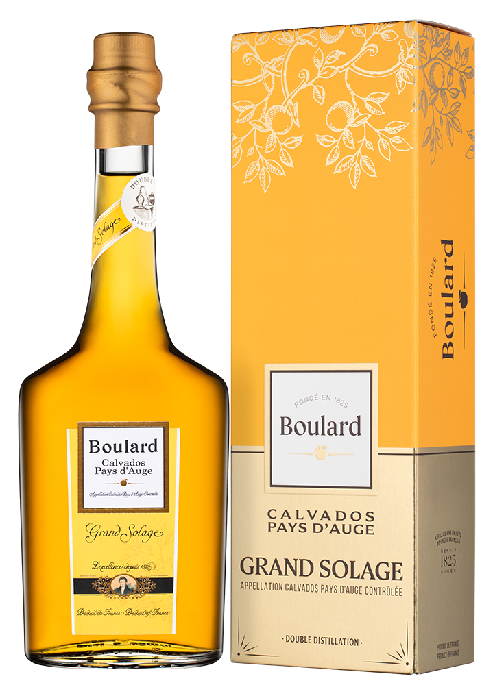 Кальвадос Boulard Grand Solage в подарочной упаковке, 0.5л, (114878), Франция, 0.5 л, Булар Гран Солаж, цена 7490 рублей
