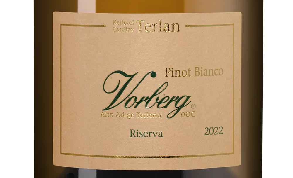 Вино Pinot Bianco Riserva Vorberg, Cantina Terlan, 2022, (154662), Италия, Трентино-Альто Адидже, белое, сухое, 0.75 л, Пино Бьянко Ризерва Форберг, цена 11490 рублей