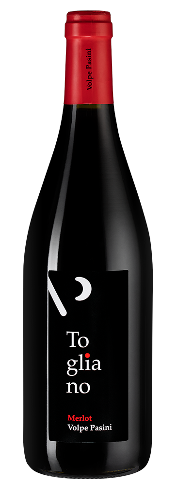 Вино Togliano Merlot Volpe Pasini, 2021, (146383), Италия, Фриули-Венеция-Джулия, красное, сухое, 0.75 л, Тольяно Мерло Вольпе Пазини, цена 5990 рублей