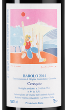 Вино Barolo Cerequio, (140446), красное сухое, 2014 г., 0.75 л, Бароло Черекуйо цена 79990 рублей
