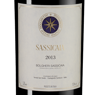 Вино Sassicaia, Tenuta San Guido, 2013, 3л, (103074), Италия, Тоскана, красное, сухое, 3 л, Сассикайя, цена 774990 рублей