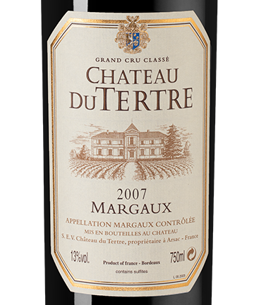 Вино Chateau du Tertre, 2007, (158642), Франция, Бордо, красное, сухое, 0.75 л, Шато дю Тертр, цена 14990 рублей