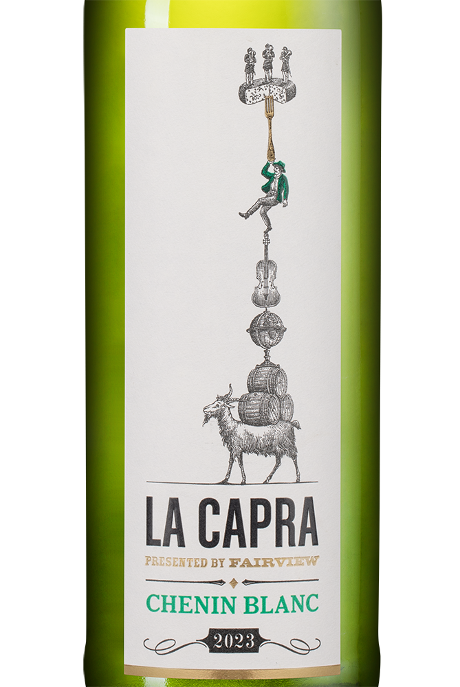 Вино La Capra Chenin Blanc, Fairview, 2023, (147772), Южная Африка, Вестерн Кейп, белое, сухое, 0.75 л, Ла Капра Шенен Блан, цена 2490 рублей