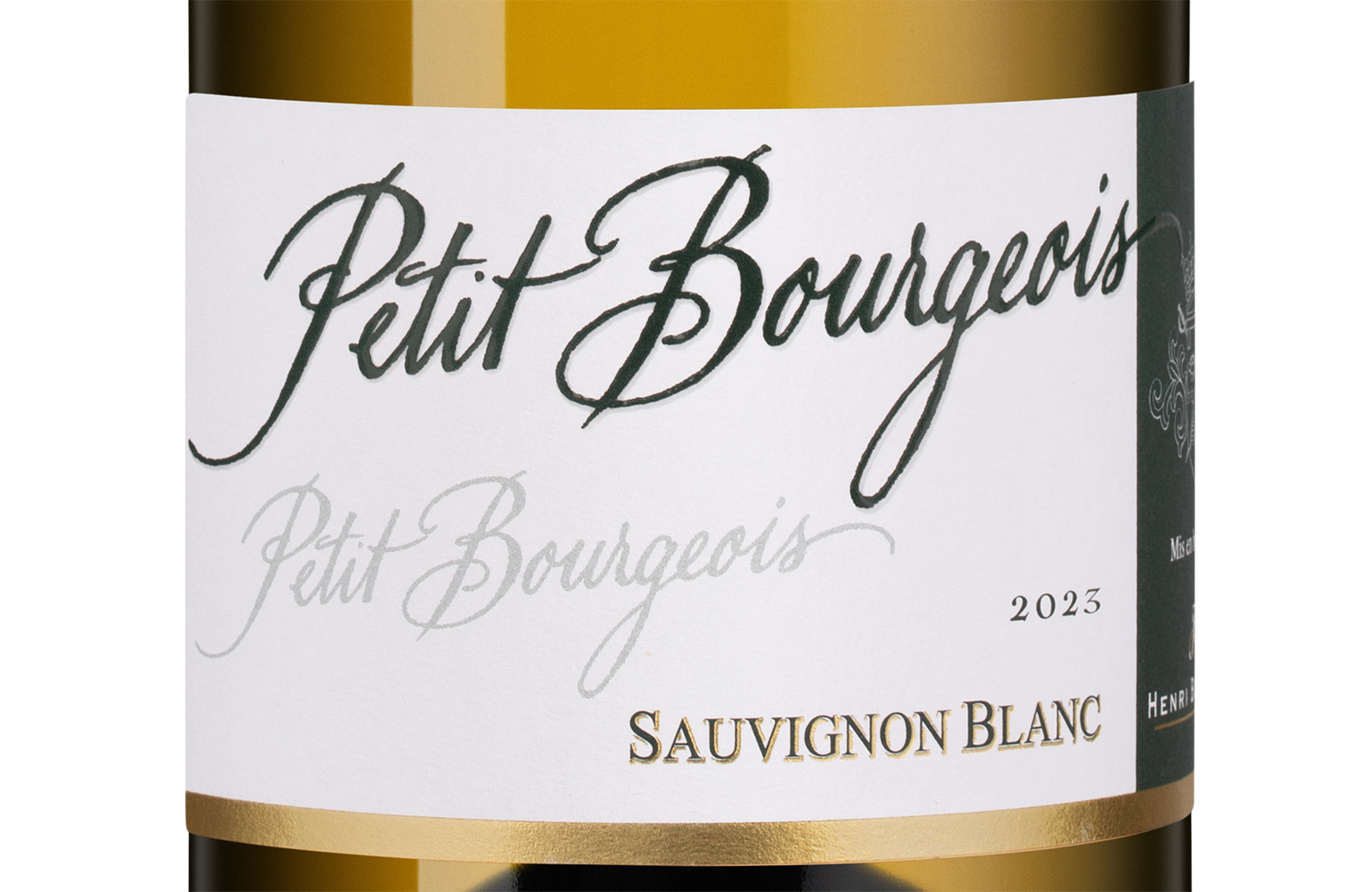 Вино Petit Bourgeois Sauvignon, Henri Bourgeois, 2023, (153960), Франция, Долина Луары, белое, сухое, 0.75 л, Пти Буржуа Совиньон, цена 3490 рублей