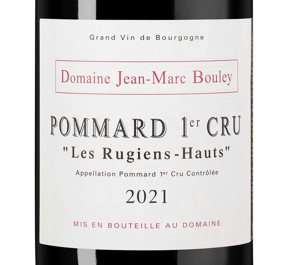 Вино Pommard Premier Cru Les Rugiens, Domaine Jean-Marc & Thomas Bouley, 2021, (148021), Франция, Бургундия, красное, сухое, 0.75 л, Поммар Премье Крю Ле Рюжьен, цена 77490 рублей