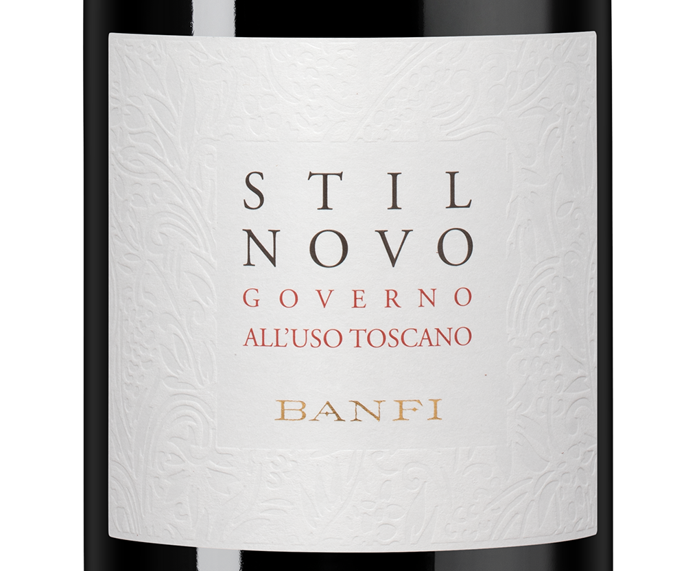 Вино Stilnovo Governo all'Uso Toscano, Banfi, 2023, (151807), Италия, Тоскана, красное, полусухое, 0.75 л, Стильново Говерно аль'Узо Тоскано, цена 3990 рублей