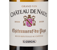 Вино Гренаш Блан (Grenache Blanc) Chateauneuf-du-Pape Chateau de Nalys Blanc