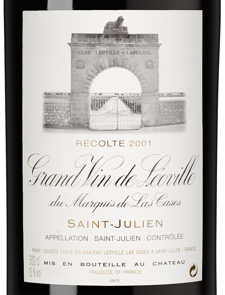Вино Chateau Leoville Las Cases, 2001, 5л, (142581), Франция, Бордо, красное, сухое, 5 л, Шато Леовиль Лас Каз, цена 794990 рублей