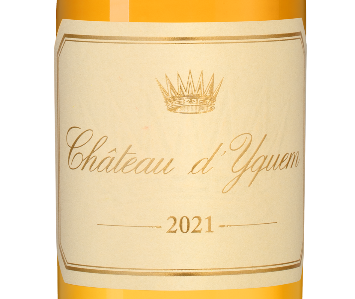 Вино Chateau d'Yquem (Sauternes), 2021, 0.375л, (156397), Франция, Бордо, белое, сладкое, 0.375 л, Шато д'Икем, цена 59990 рублей
