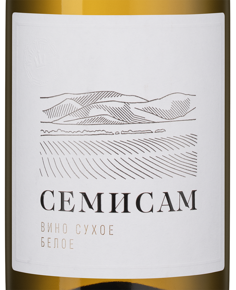 Вино Семисам Белое, Шумринка, 2024, (155020), Россия, Кубань, белое, сухое, 0.75 л, Семисам Белое, цена 1240 рублей