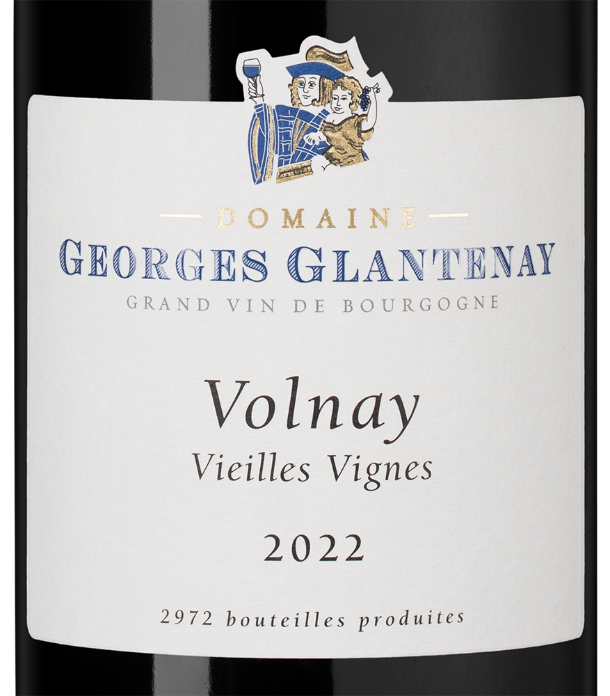 Вино Volnay Vieilles Vignes, Domaine Georges Glantenay, 2022, (151450), Франция, Бургундия, красное, сухое, 0.75 л, Вольне Вьей Винь, цена 17490 рублей