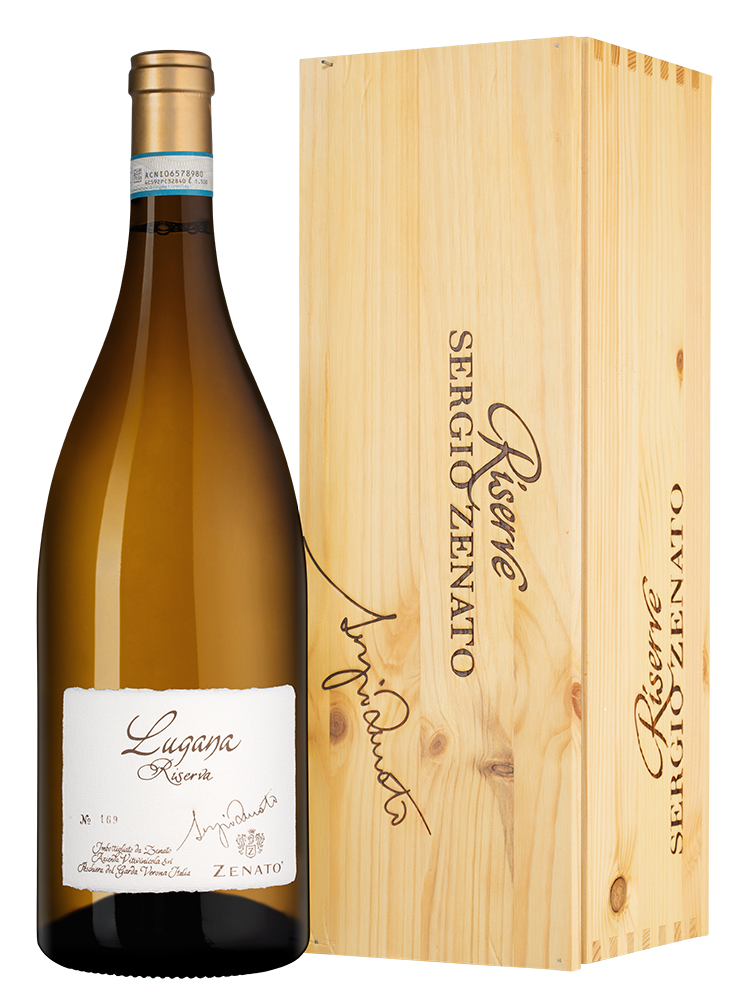 Вино Lugana Riserva Sergio Zenato, 2021, 1.5л, (153617), Италия, Венето, белое, сухое, 1.5 л, Лугана Ризерва Серджо Дзенато, цена 24990 рублей