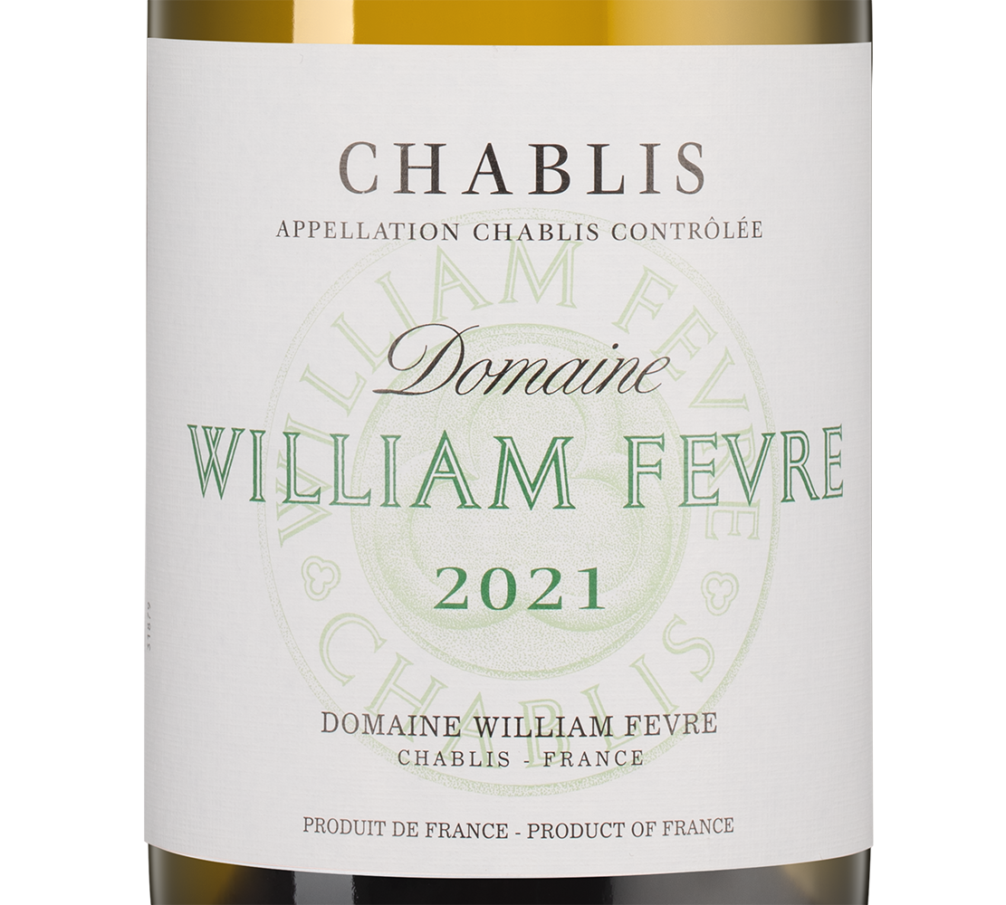 Вино Chablis, William Fevre, 2021, (142339), Франция, Бургундия, белое, сухое, 0.75 л, Шабли, цена 7493 рублей