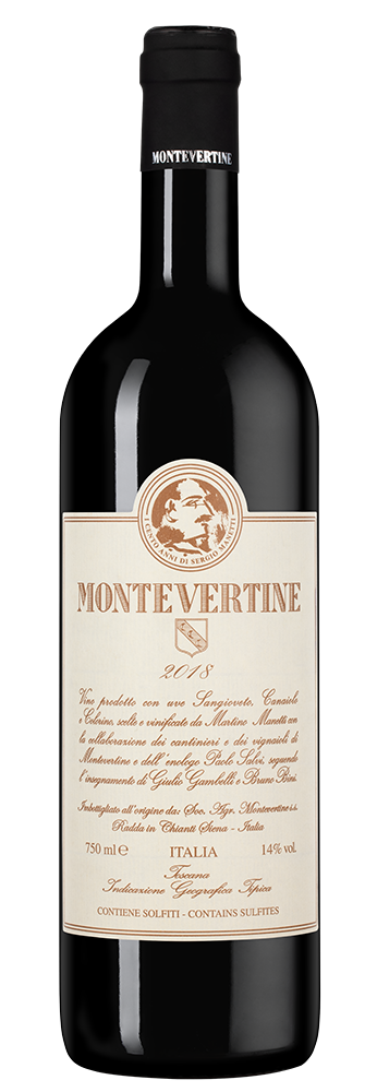 Вино Montevertine, 2018, (128359), Италия, Тоскана, красное, сухое, 0.75 л, Монтевертине, цена 19990 рублей
