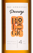 Арманьяк 0.7 л Bas-Armagnac Darroze Biologic 4 Ans d'Age в подарочной упаковке