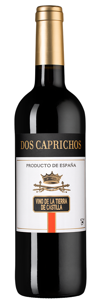 Вино Dos Caprichos Tinto, Bodegas Faustino, (137535), Испания, Кастилия Ла Манча, красное, сухое, 0.75 л, Дос Капричос Тинто, цена 1190 рублей