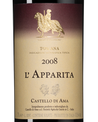 Вино 2008 года урожая L`Apparita