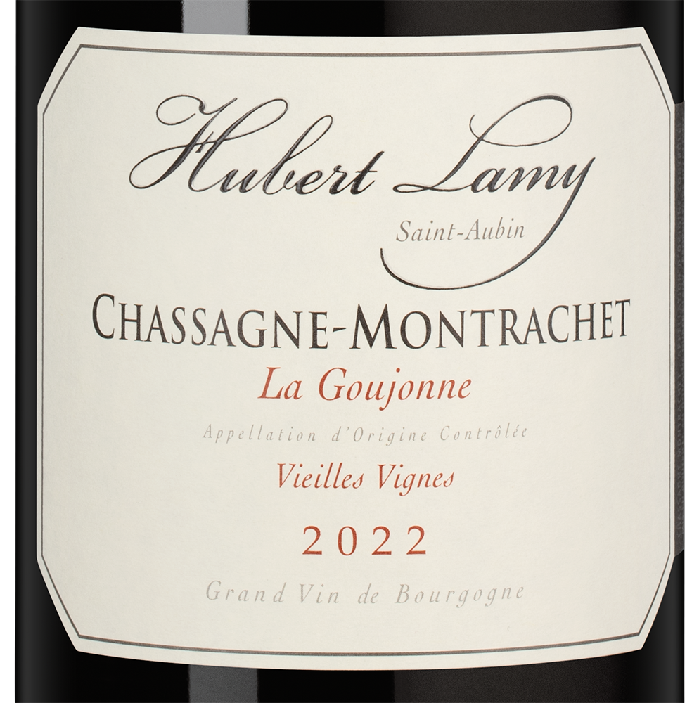 Вино Chassagne-Montrachet La Goujonne, Domaine Hubert Lamy, 2022, (158960), Франция, Бургундия, красное, сухое, 0.75 л, Шассань-Монраше Ля Гужон, цена 26490 рублей
