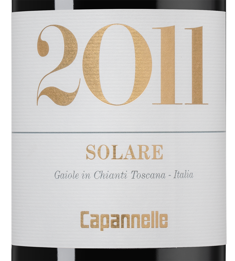 Вино Solare, Capannelle, 2011, (140282), Италия, Тоскана, красное, сухое, 0.75 л, Соларе, цена 13490 рублей