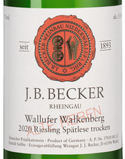 Вино Wallufer Walkenberg Alte Reben Riesling Spatlese, (145177), белое полусухое, 2020 г., 0.75 л, Валлуфер Валькенберг Альте Ребен Рислинг Шпетлезе цена 6790 рублей