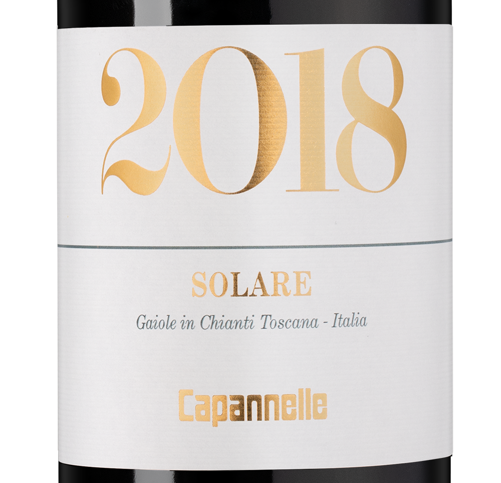 Вино Solare, Capannelle, 2018, (160377), Италия, Тоскана, красное, сухое, 0.75 л, Соларе, цена 13490 рублей