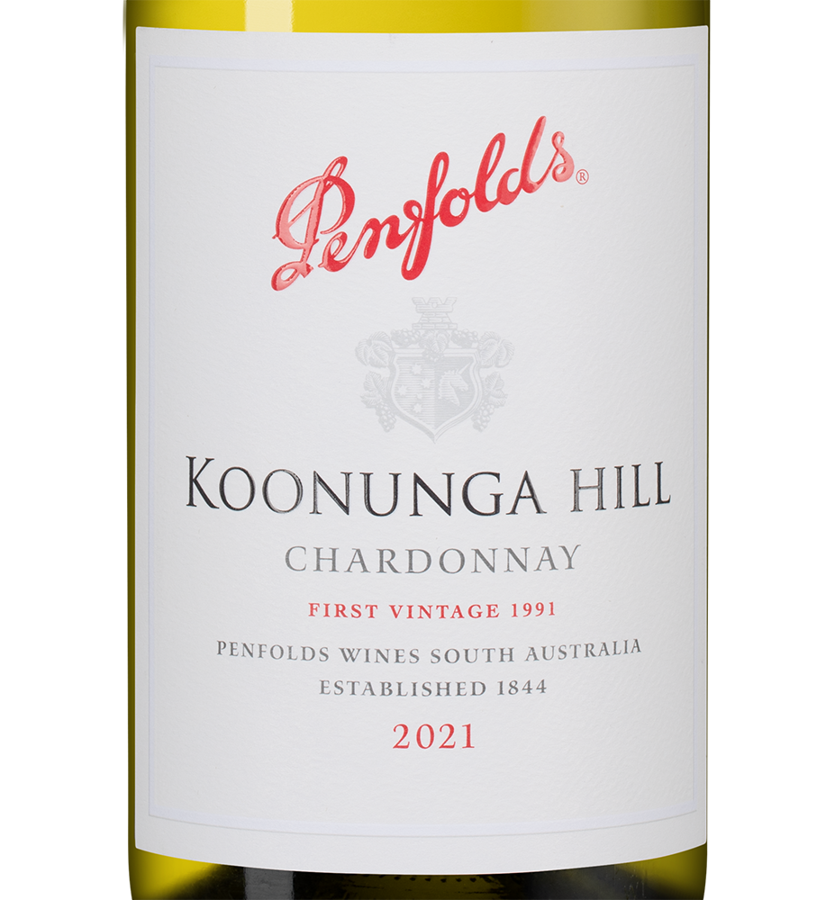 Вино Koonunga Hill Chardonnay, Penfolds, 2021, (151443), Австралия, Южная Австралия, белое, сухое, 0.75 л, Кунунга Хилл Шардоне, цена 3690 рублей