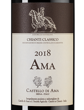Вино Chianti Classico Ama, (122759), красное сухое, 2018 г., 0.75 л, Кьянти Классико Ама цена 7690 рублей