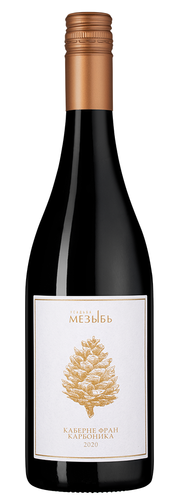 Вино Шишка. Каберне Фран Карбоника, Мезыбь, 2020, (156738), Россия, Кубань, красное, сухое, 0.75 л, Шишка. Каберне Фран Карбоника, цена 1990 рублей