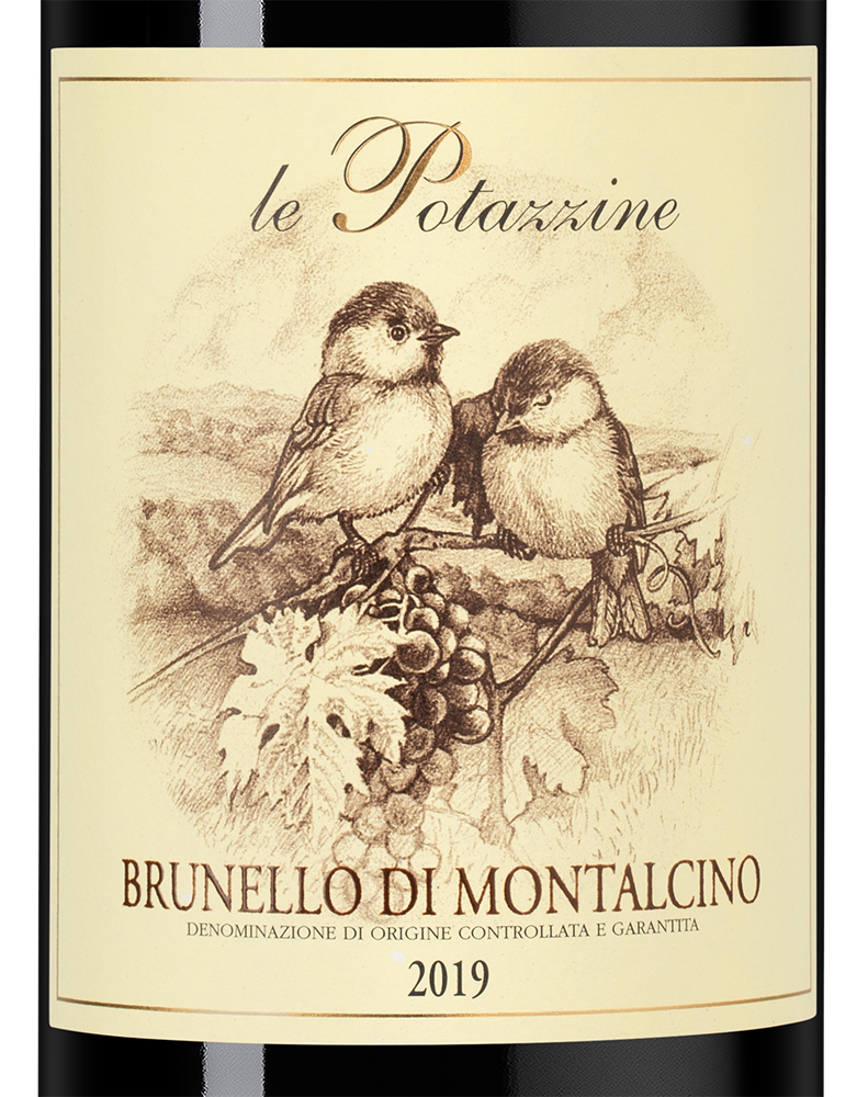 Вино Brunello di Montalcino, Le Potazzine, 2019, (148292), Италия, Тоскана, красное, сухое, 0.75 л, Брунелло ди Монтальчино, цена 31490 рублей