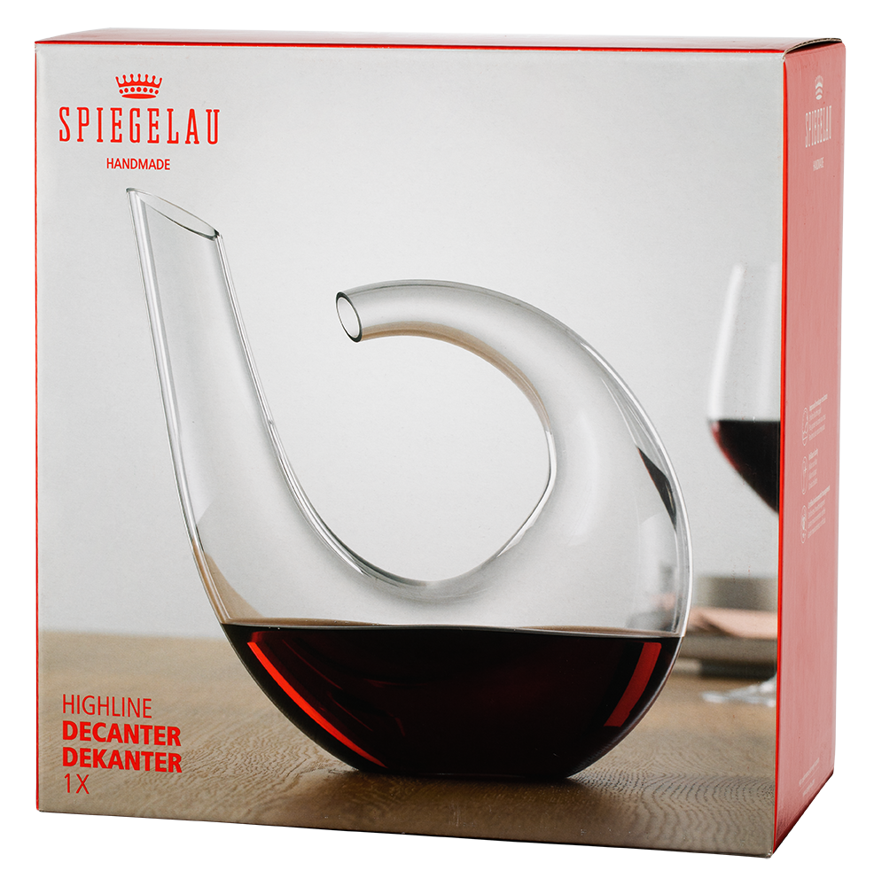 Декантер Spiegelau Highline, 0.75л, (134191), Германия, хрустальное стекло, 0.75 л, Шпигелау Хайлайн Декантер, цена 39990 рублей