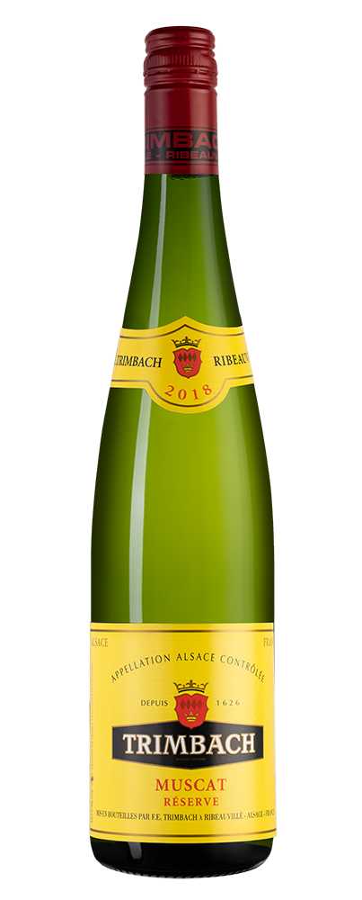 Вино Muscat Reserve, Trimbach, 2018, (133101), Франция, Эльзас, белое, сухое, 0.75 л, Мюска Резерв, цена 6990 рублей