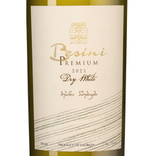 Вино Besini Premium White, (144619), белое сухое, 2021 г., 0.75 л, Бесини Премиум Уайт цена 2490 рублей