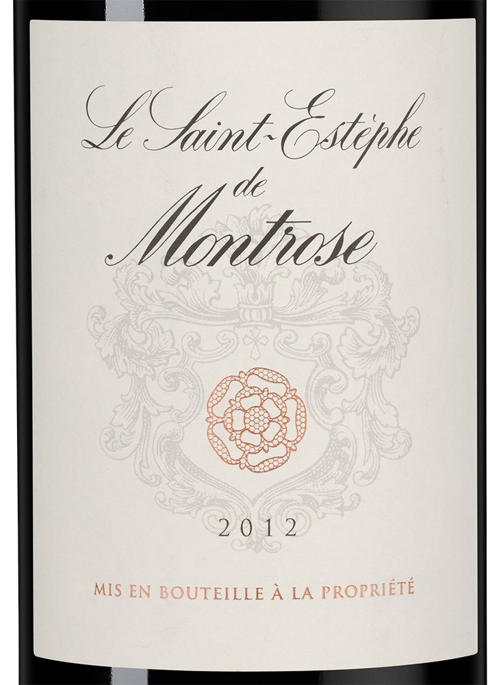 Вино Le Saint-Estephe de Montrose (Saint-Estephe), Chateau Montrose, 2012, (141683), Франция, Бордо, красное, сухое, 0.75 л, Ле Сент-Эстеф де Монроз, цена 7790 рублей