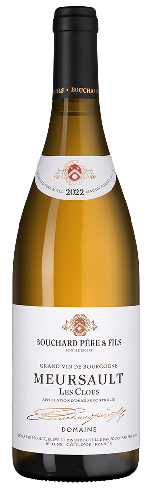 Вино Meursault Les Clous, Bouchard Pere & Fils, 2022, (152943), Франция, Бургундия, белое, сухое, 0.75 л, Мерсо Ле Клу, цена 26490 рублей
