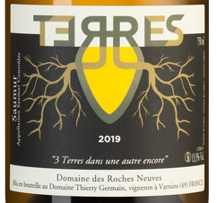 Вино Terres (Saumur), (125887), белое сухое, 2019 г., 0.75 л, Тер цена 15490 рублей