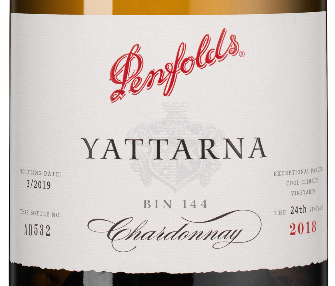 Вино Yattarna Chardonnay, Penfolds, 2018, (132330), Австралия, Южная Австралия, белое, сухое, 0.75 л, Яттарна Шардоне, цена 44990 рублей