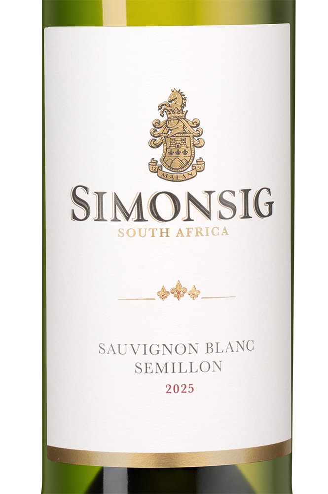 Вино Sauvignon Blanc / Semillon, Simonsig, 2025, (156646), Южная Африка, Стелленбош, белое, сухое, 0.75 л, Совиньон Блан / Семильон, цена 1493 рублей